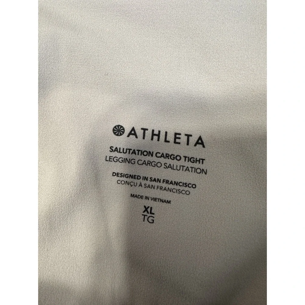 Athleta Women's XL Salutation Stash High Rise Cargo Tight Pants Leggings 463560 - Picture 9 of 16